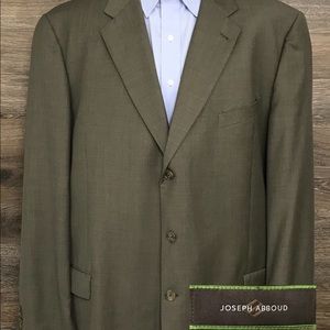 Joseph Abboud Super 130 Blazer Suit Jacket 48X